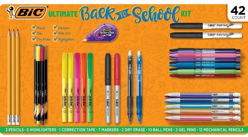 BIC Ultimate Back to School Kit., 42 count