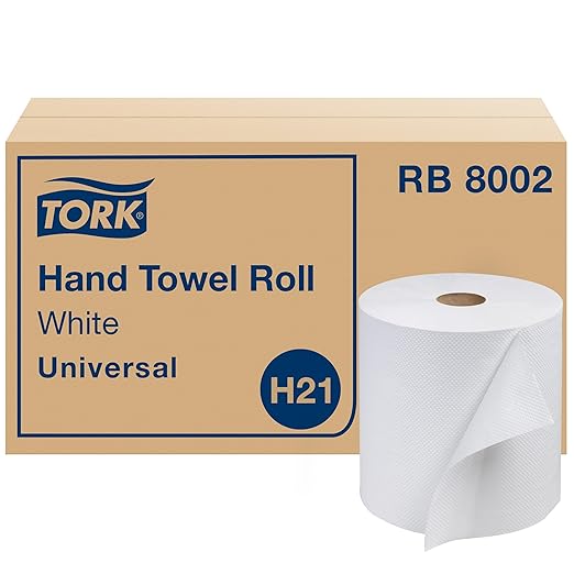Tork® RB8002 Universal Quality Hand Towel Roll - 7.9" x 800' - 1.9" Core (6/CS)