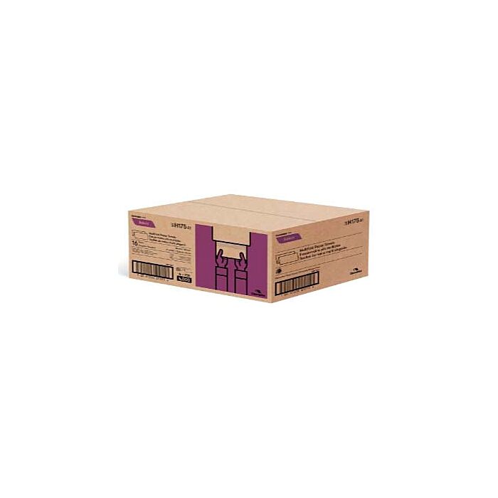 Cascades Pro Select H175 Paper Towel 9" x 9.45" Sheet 1-Ply Multi-Fold Kraft 4000/CS