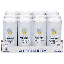 Morton Iodized Salt Shakers, 12 pk.