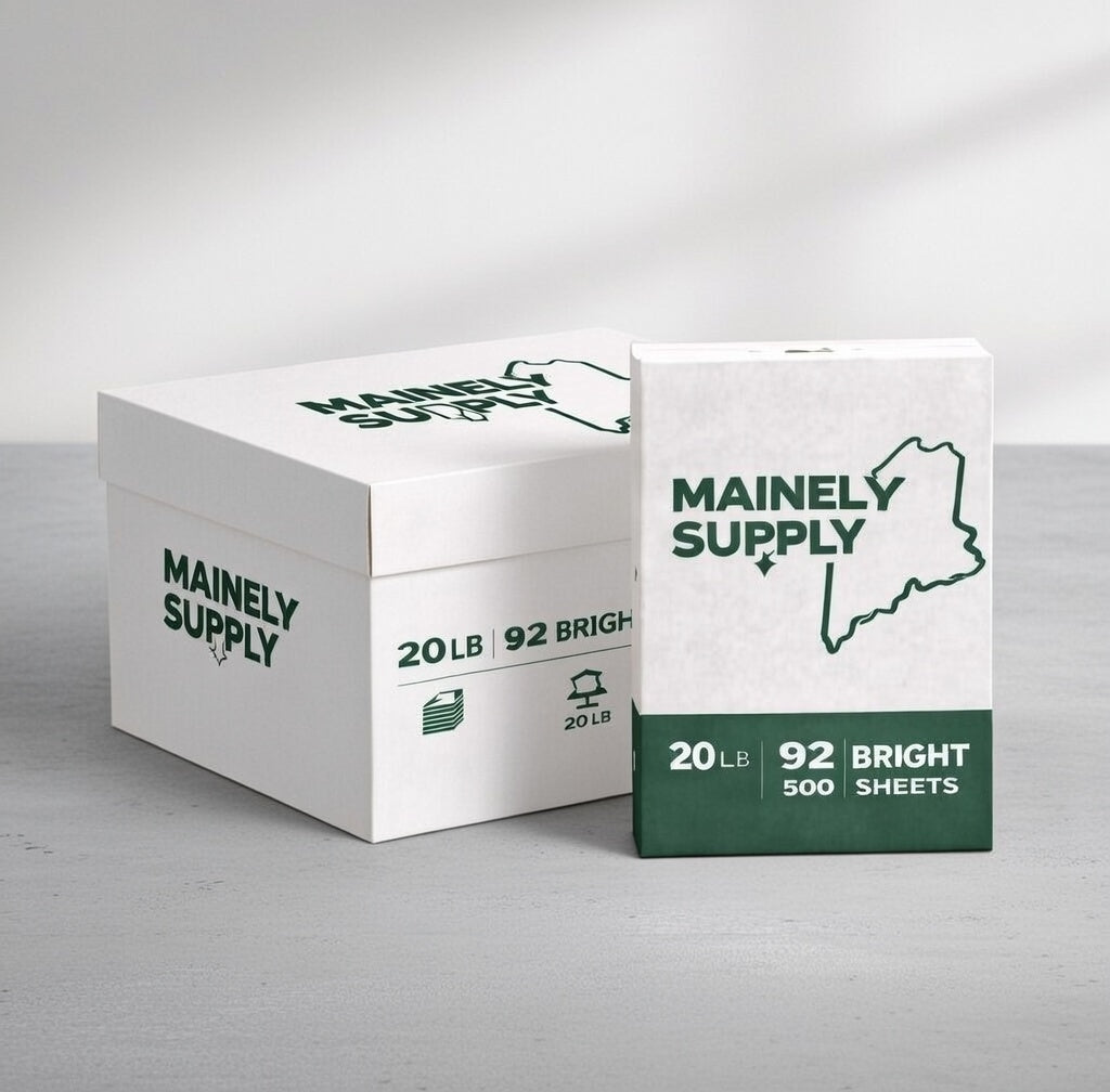 Mainely Supply Copy Paper, 10 Reams, 5000 Sheets