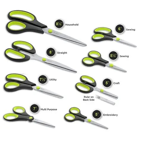 Home & Office Scissor Collection., 8 pack