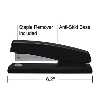 Stapler, Flat Staple Remover, and 1250 staples Pack
