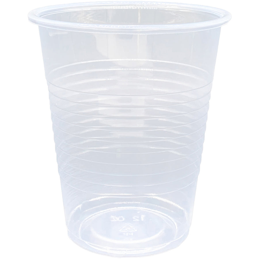 Genuine Joe Transparent Plastic Cold Cups, 12 oz, 1000/Case — product photo