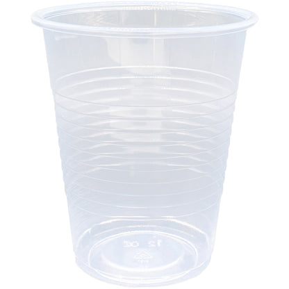 Genuine Joe Transparent Plastic Cold Cups, 12 oz, 1000/Case — product photo