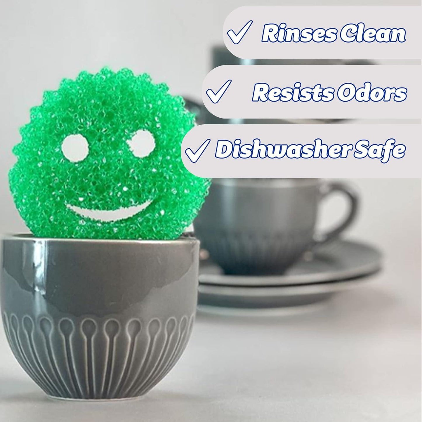 Scrub Daddy Sponge, Green. 1ct