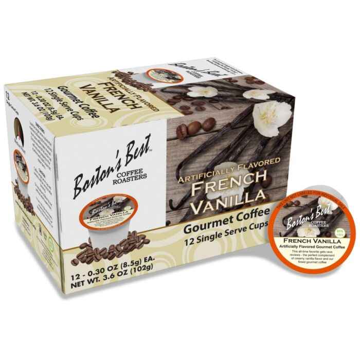Boston's Best Gourmet Coffee K Cups, 42 Count, French Vanilla