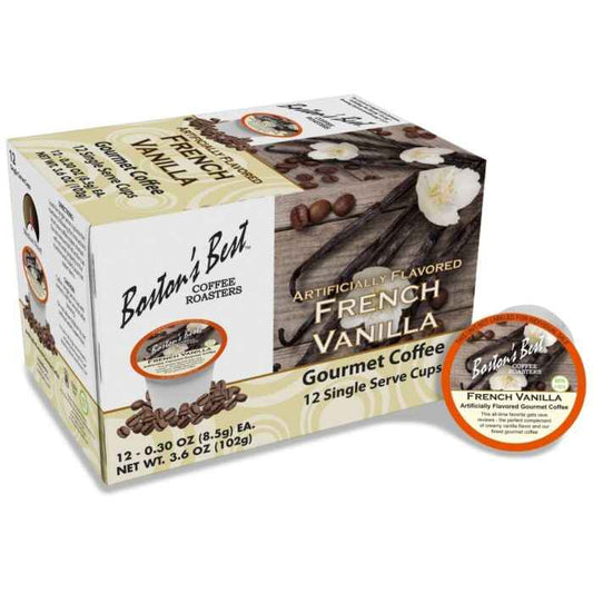 Boston's Best Gourmet Coffee K Cups, 42 Count, French Vanilla
