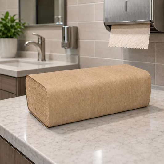 Cascades Pro Select H175 Paper Towel 9" x 9.45" Sheet 1-Ply Multi-Fold Kraft 4000/CS
