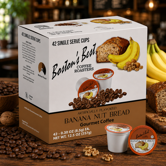 Boston's Best Gourmet Coffee, K Cups 42ct. Banana Nut Bread
