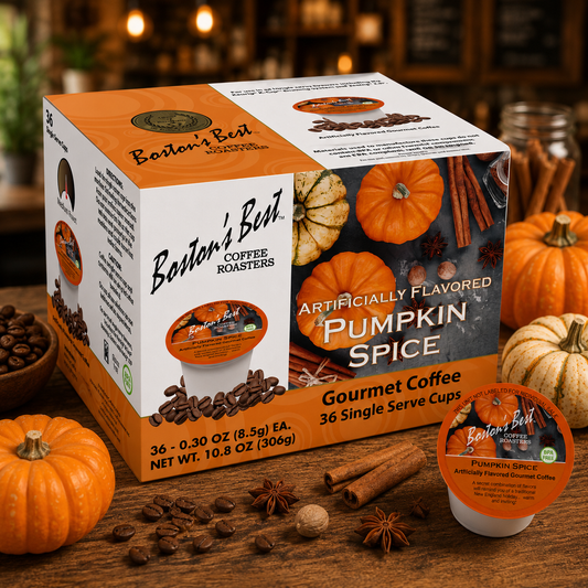 Boston's Best Gourmet Coffee K Cups,. Pumkin Spice