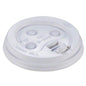 Empress™ Dome Lid For 10-20 oz. Hot Cup - White 50 Pack