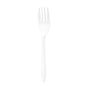 Empress™ Medium Weight Polypropylene Cutlery - Fork, White 1000/cs