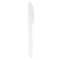 Empress™ Medium Weight Polypropylene Cutlery - Knife, White 1000/cs