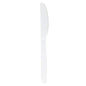 Empress™ Medium Weight Polypropylene Cutlery - Knife, White 1000/cs