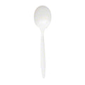 Empress™ Medium Weight Polypropylene Cutlery - Soupspoon, White 1000/cs