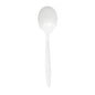 Empress™ Medium Weight Polypropylene Cutlery - Soupspoon, White 1000/cs