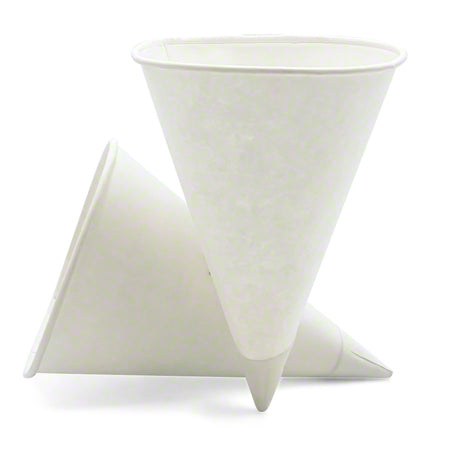 Empress™ PFAS-Free Waxed Cone Cup - 4.5 oz. 200/pk