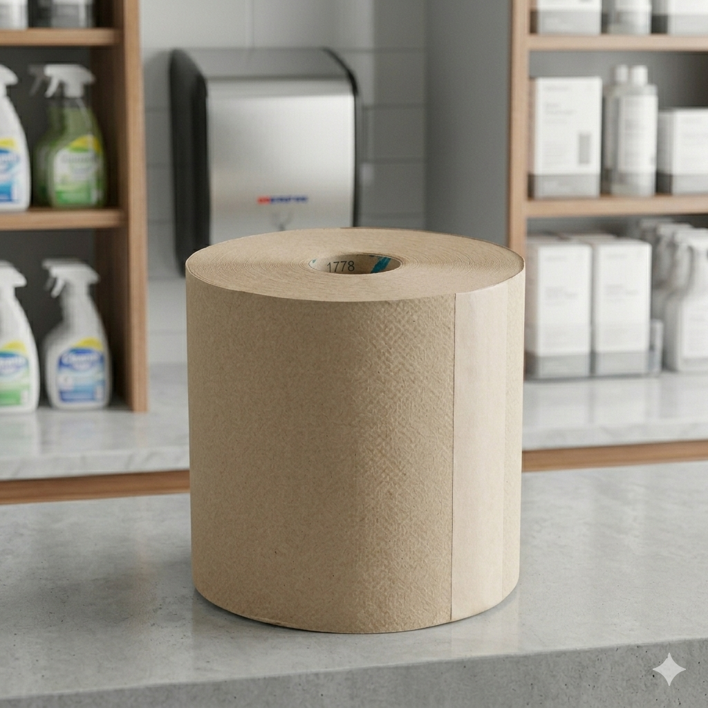 Merfin® Exclusive Natural Roll Towel 800ft., 6/cs