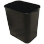 Impact® Rectangular Soft-Sided Wastebasket - 28 Qt., Black