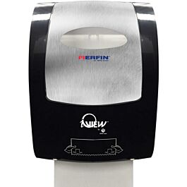 Merfin iView Mechanical Hands-Free Hardwound Paper Towel Dispenser, Black