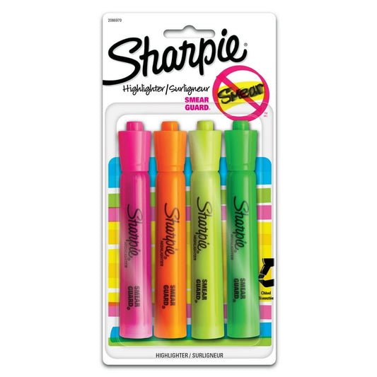 Sharpie Assorted Highlighters 4/ct