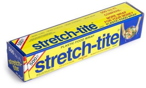 Stretch-Tite Plastic Food Wrap, 500 Sq Ft.