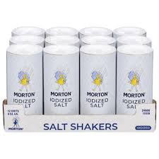 Morton Iodized Salt Shakers, 12 pk.