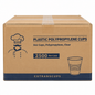 Clear polypropylene 5 oz cold cups carton, 2500 per case