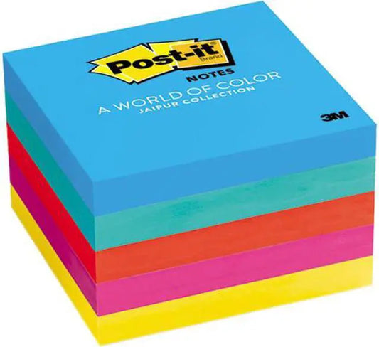 Post it Notes, 500 sheet pack., Jaipur Collection (5x100 sheets)