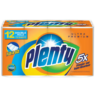 Plenty Kitchen Roll Towel - 110 ct. SAS Sheets 12/Case