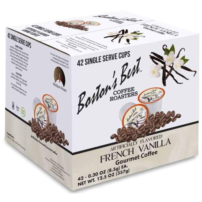 Boston's Best Gourmet Coffee K Cups, 42ct. French Vanilla