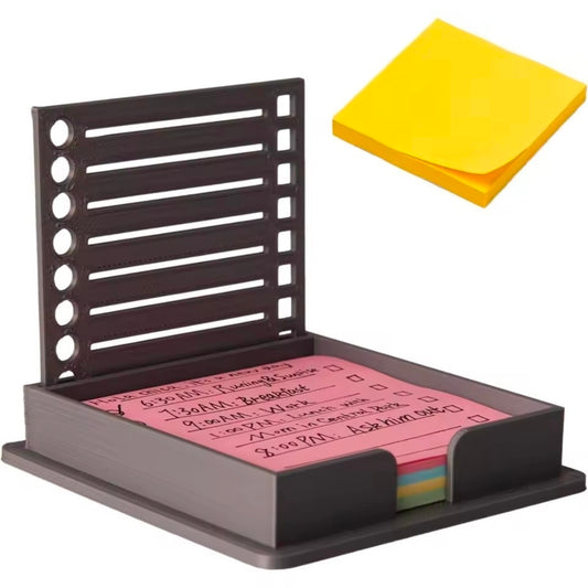 Sticky Note holder with Stencil, Includes 100 Sticky Notes