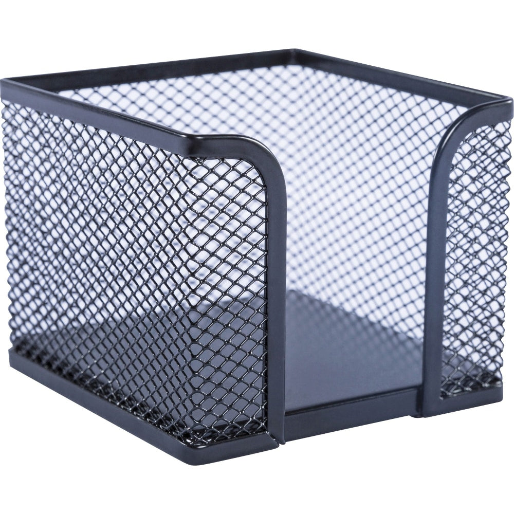Lorell Mesh Memo Holder, Black, 1 Each