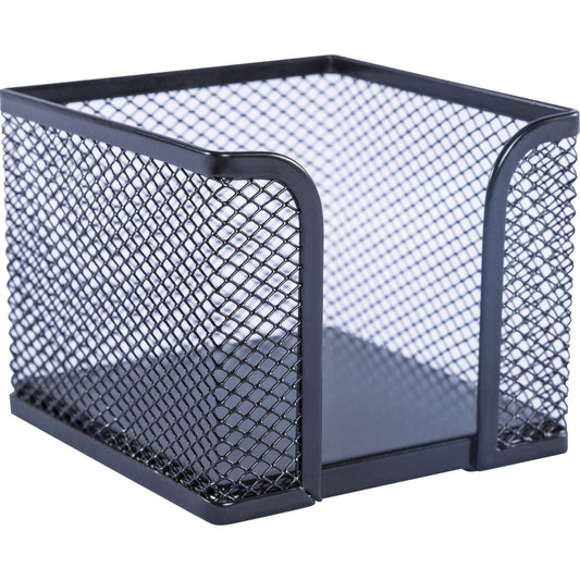 Lorell Mesh Memo Holder, Black, 1 Each