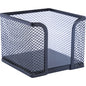 Lorell Mesh Memo Holder, Black, 1 Each