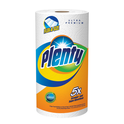 Plenty Kitchen Roll Towel - 110 ct. SAS Sheets 12/Case