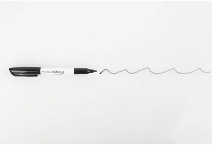 Integra Dry-Erase Markers - Fine Marker Point - Bullet Marker Point Style - Black Alcohol Based Ink - Fiber Tip - 12 / Dozen