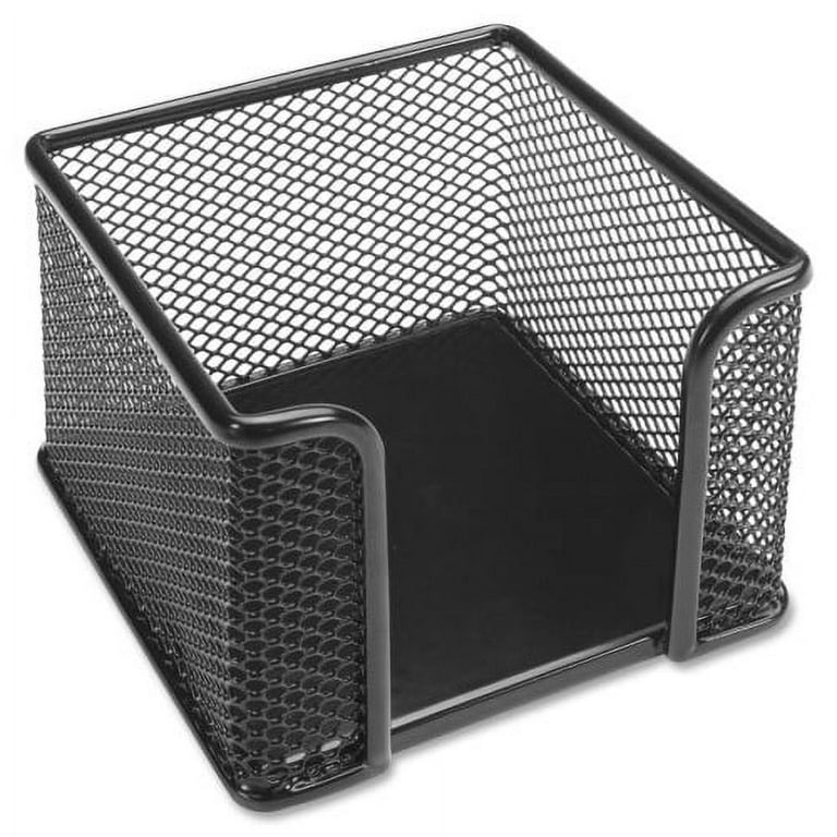 Lorell Mesh Memo Holder, Black, 1 Each