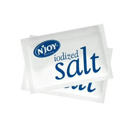 N'Joy Iodized Salt .5 g., 1,200 ct.